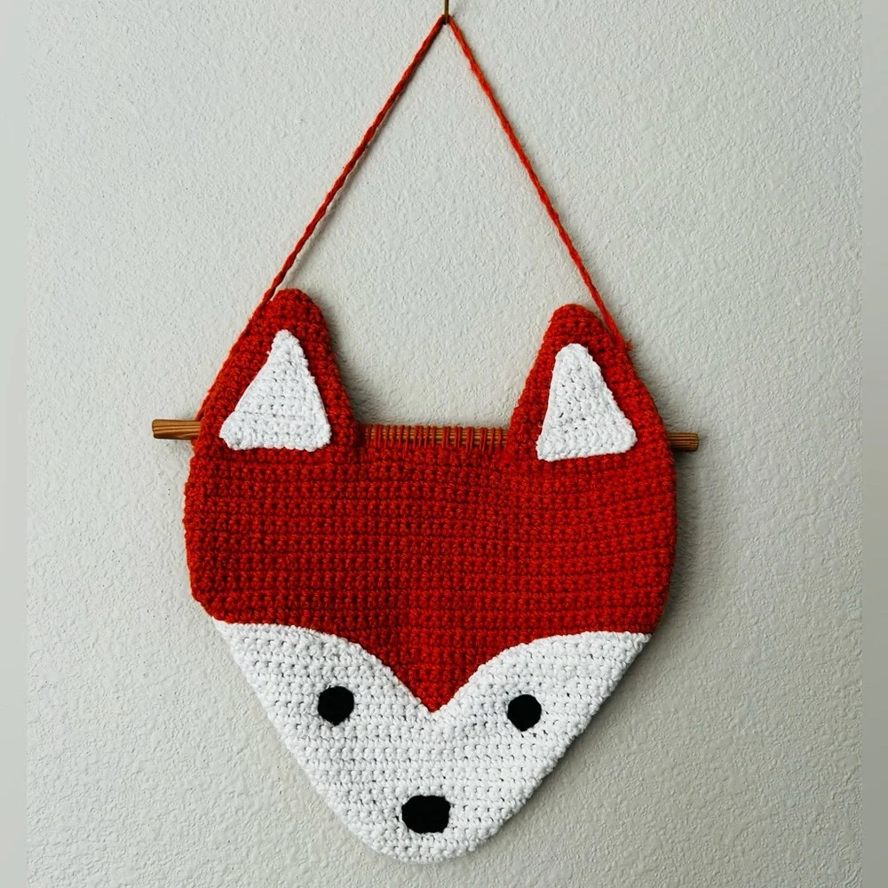 Crate & Barrel Fox Woven Wall Art